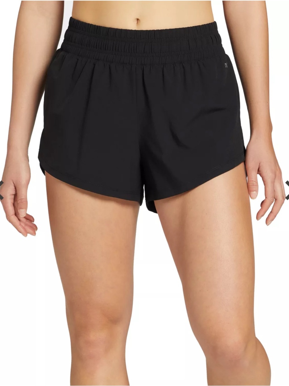 DSG High Rise Stride Running Shorts Black Size Medium